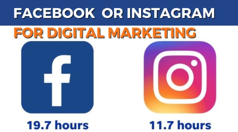 Facebook Or Instagram For Social Media Marketing